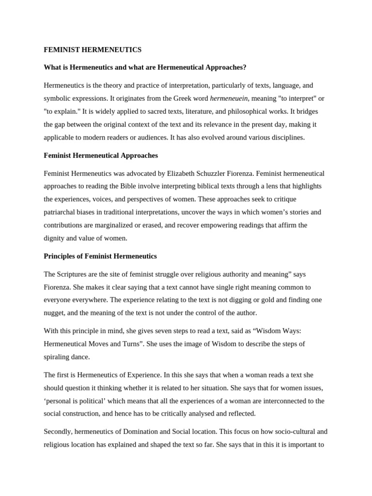 Hermeneutics - Pedagogy | PDF | Hermeneutics | Bible