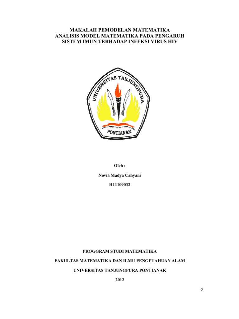 MAKALAH PEMODELAN MATEMATIKA