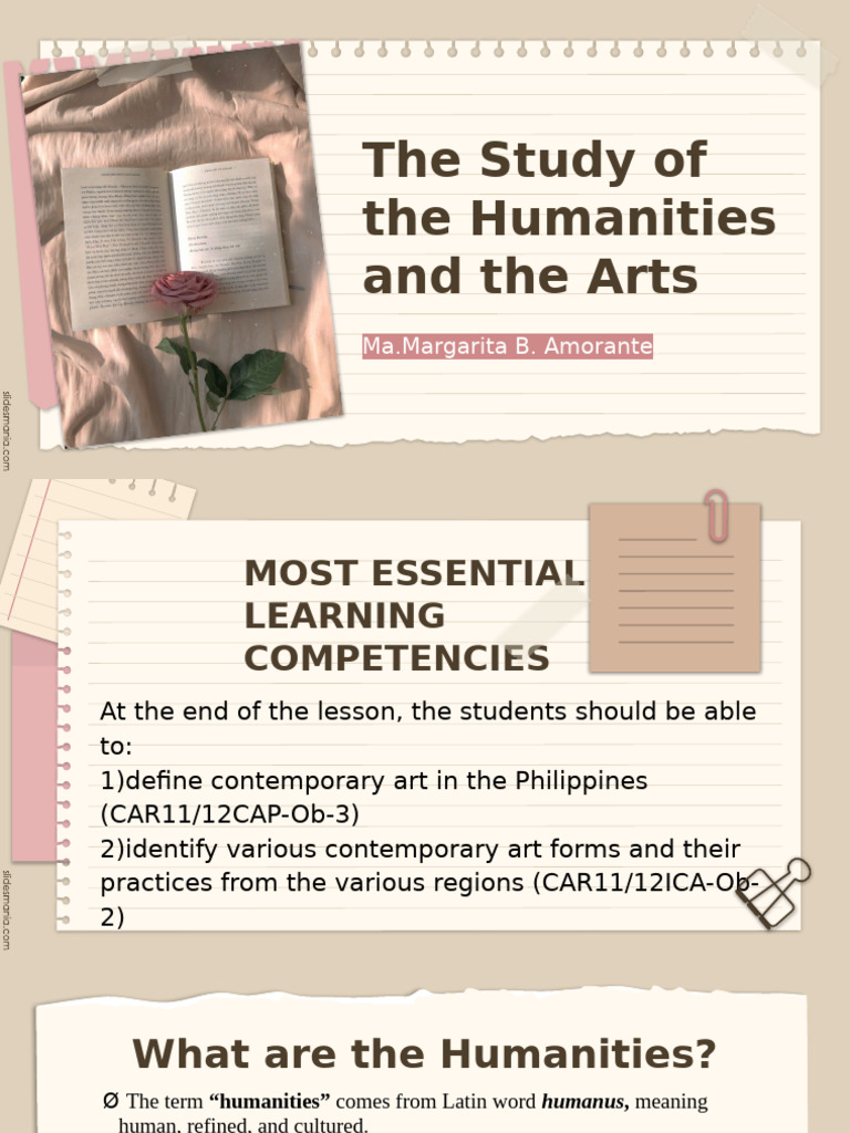 Understanding Humanities and Arts | PDF | Humanities | Experience