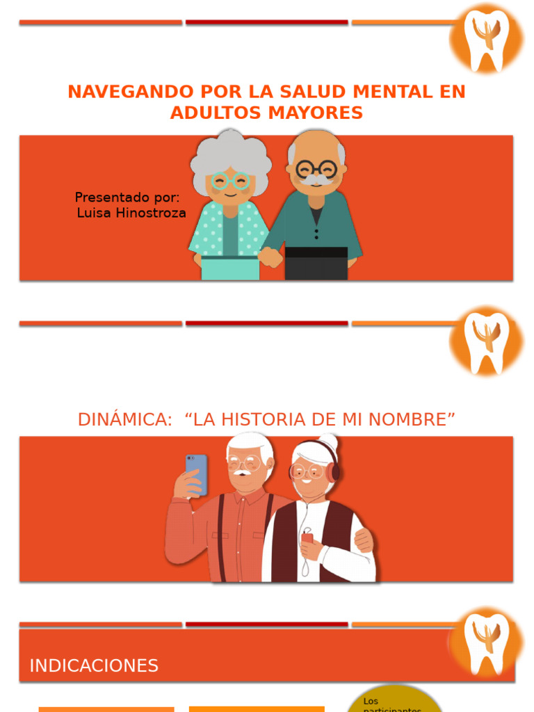 10-05-24-Luisa-taller de Salud Mental Adultos Mayores | PDF | Vejez ...