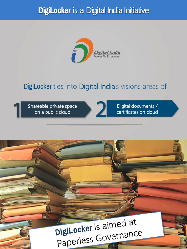 Synopsis of DigiLocker | PDF | Cyberspace | Internet