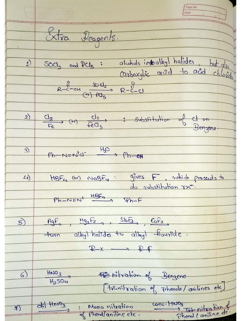 Reagents Namings | PDF