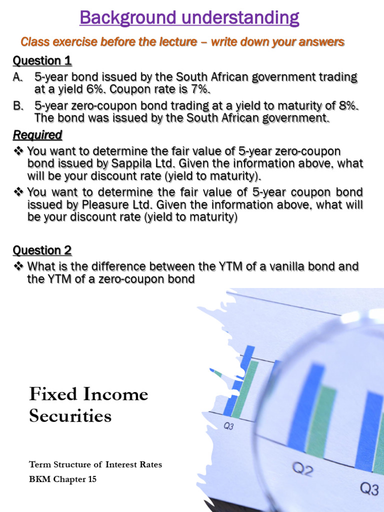 Chapter+15 - TSI - Introduction+ Bond Pricing - Lecture 7 | PDF | Yield ...