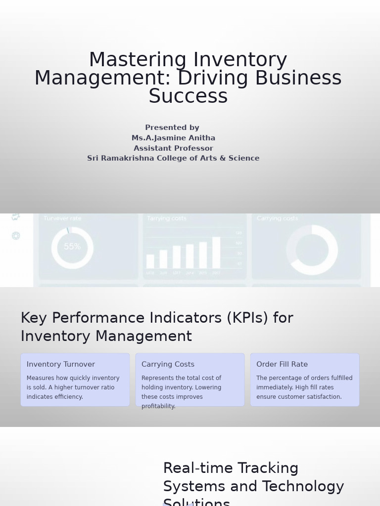 Key KPIs for Effective Inventory Management | PDF