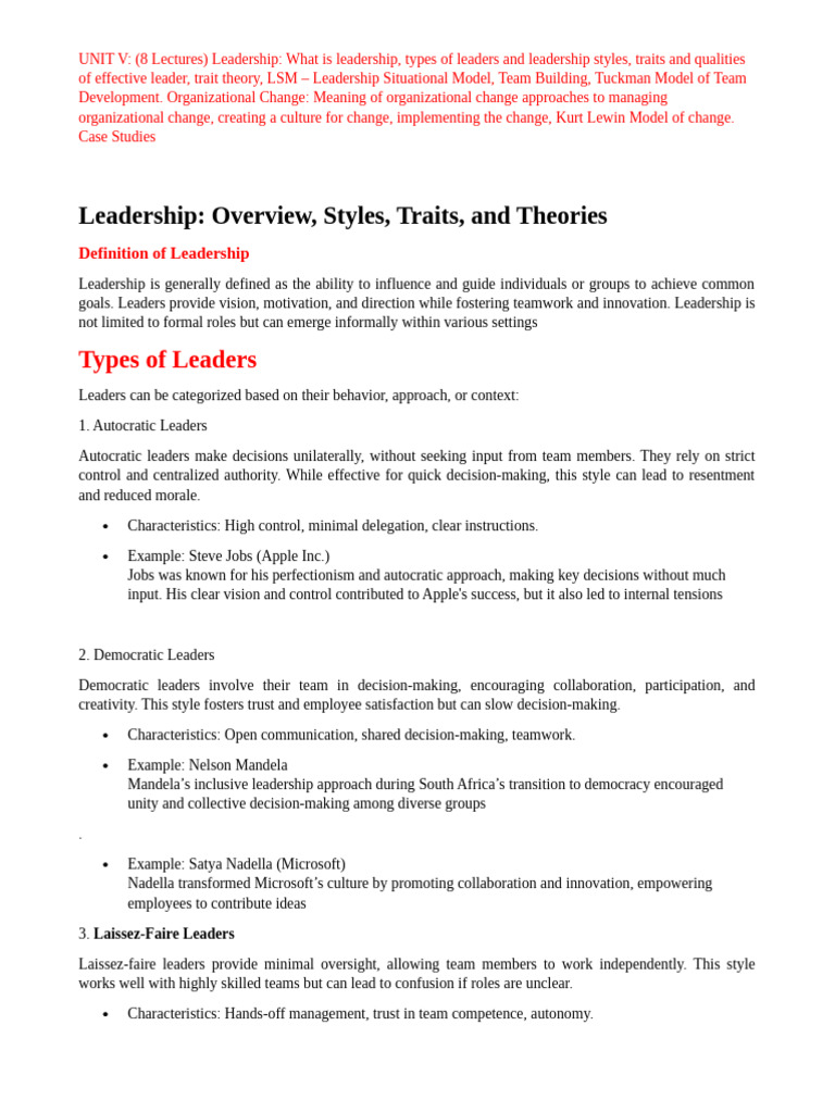 SLI Model: Flexibility in Leadership | PDF | Leadership | Team Building
