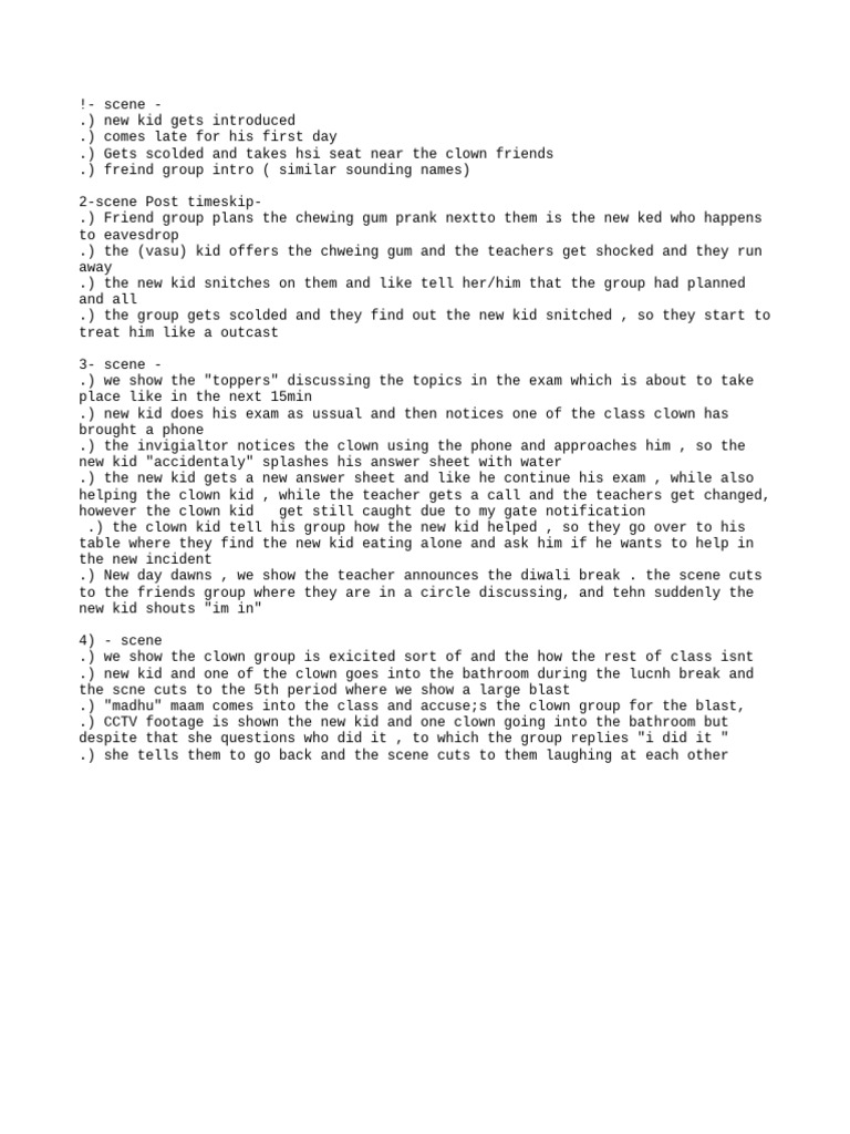 Draft Story | PDF