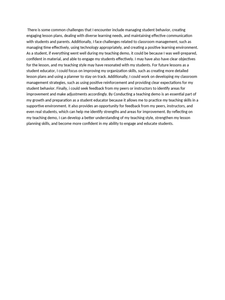 Music Reflection | PDF