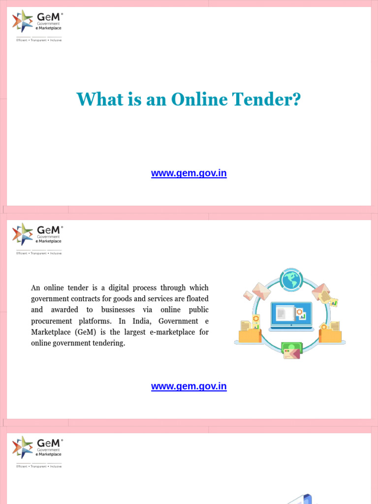 What Is An Online Tender | PDF