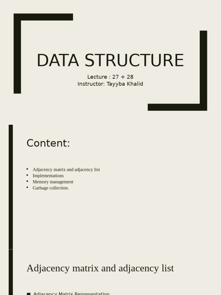 Data Structure 27+28 | PDF | Vertex (Graph Theory) | Computer Programming
