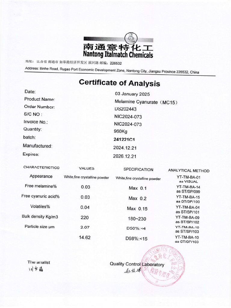 MC15 Coa 241221C1 | PDF