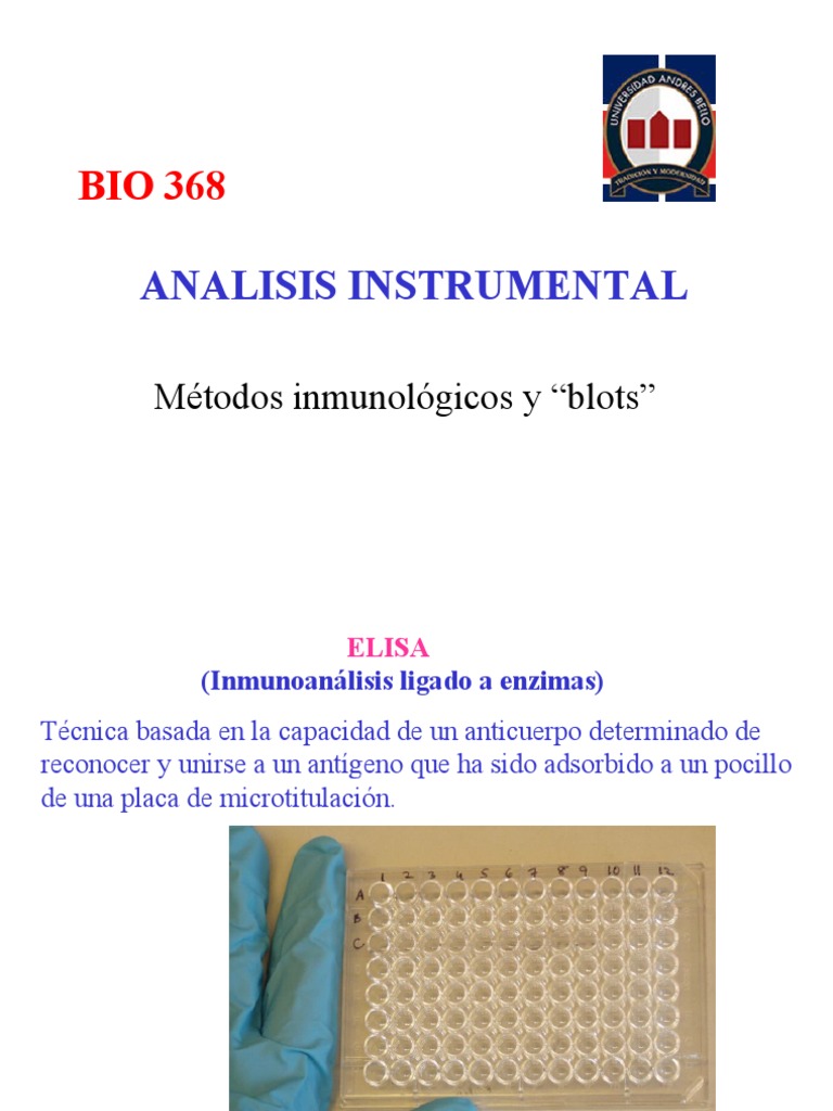 Métodos Inmunológicos | PDF | Elisa | Bioquímica