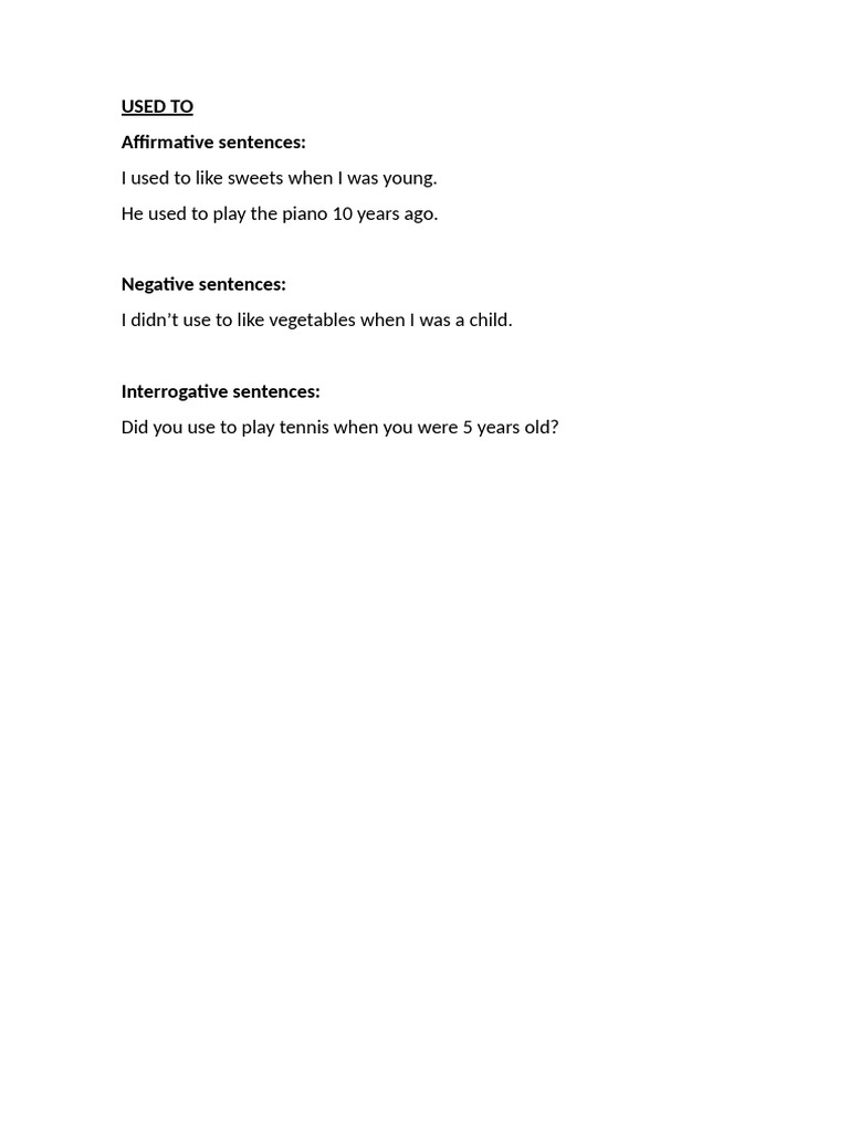 used-to-sentence-examples-pdf