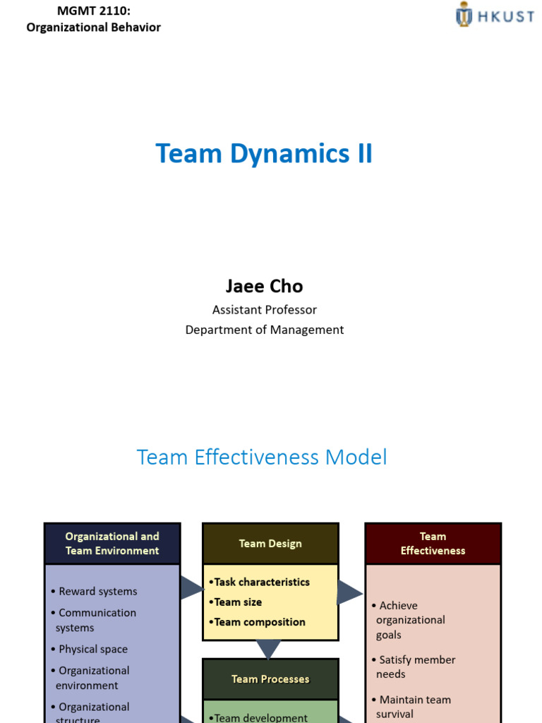 Enhancing Team Effectiveness Strategies | PDF | Group Cohesiveness ...