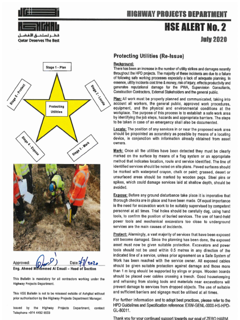 HSE Alert # 2 Protecting Utilities - 02 July 2020 | PDF
