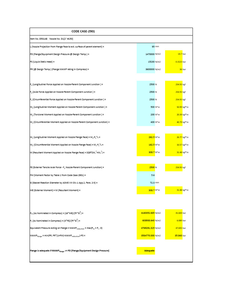 Code-Case-2901 DRAIN-D1 | PDF | Mechanical Engineering | Applied And ...