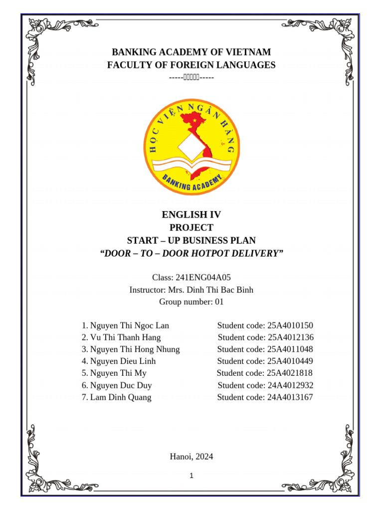 GROUP 1 PROJECT | PDF | Foods