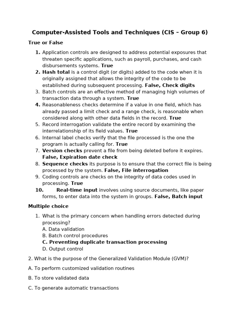 Computer-Assisted Tools in CIS Testing | PDF | Data | Computer Data