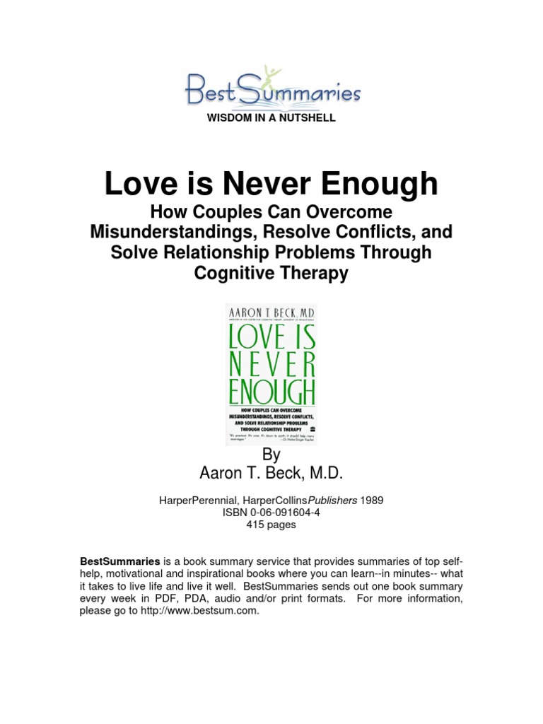 Love Is Never Enough Anger Conversation