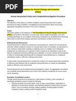 Posh Act Workplace Awareness Poster | PDF