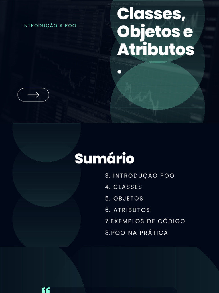 POO: Classes, Objetos e Atributos | PDF | Programação orientada a ...