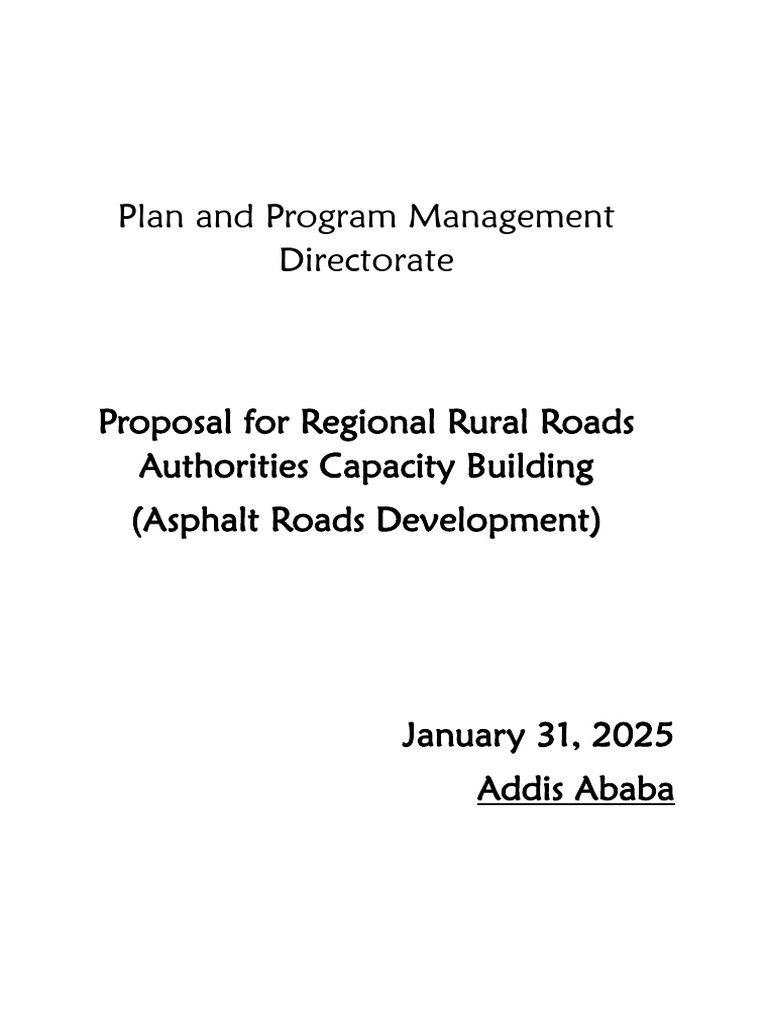 Capacity Building for Rural Roads Development | PDF | Road Surface | Road