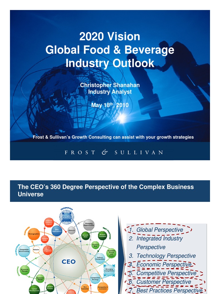Global Food & Beverage Industry Trends | PDF | Foods | Sustainability