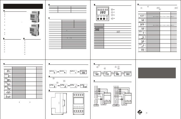 JVR1000-A Voltage Monitoring Relay Guide | PDF | Relay | Computer ...