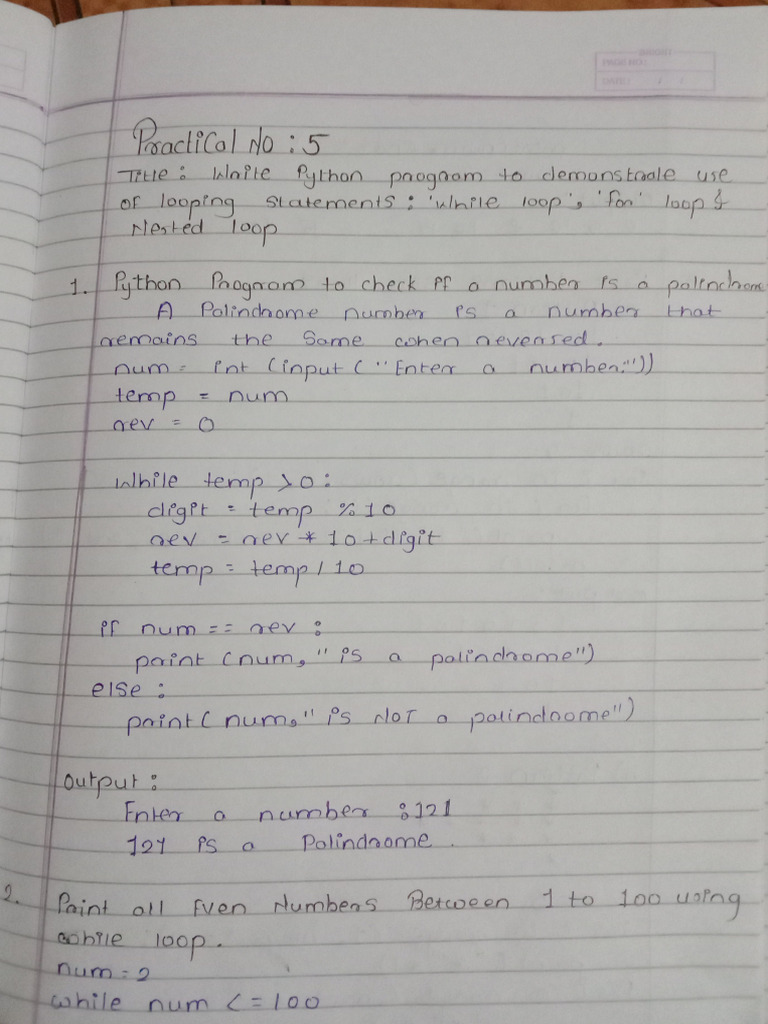 Practical 5 | PDF