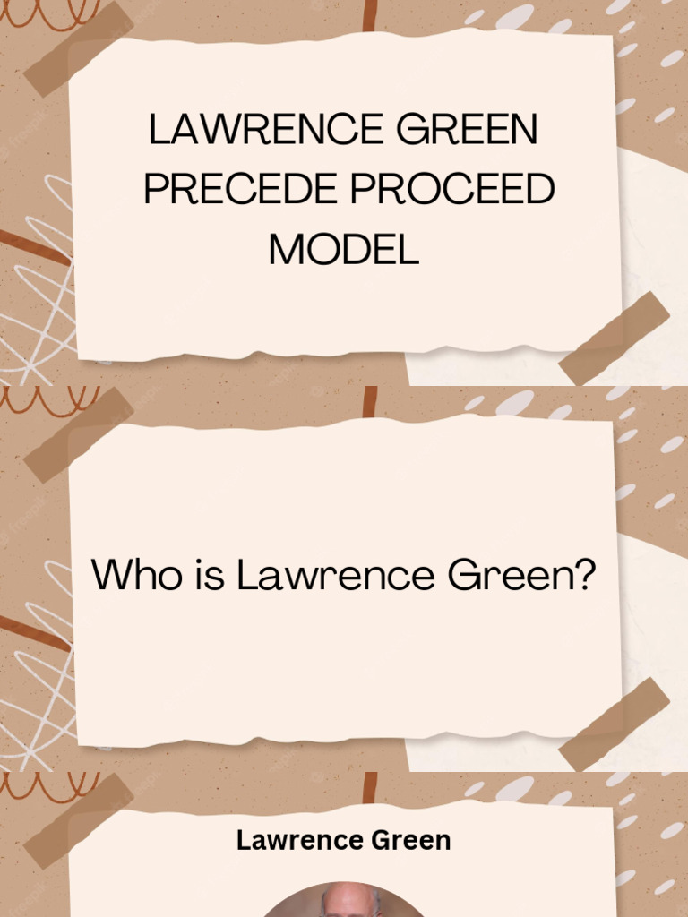 Understanding the PRECEDE-PROCEED Model | PDF | Psychology | Cognition