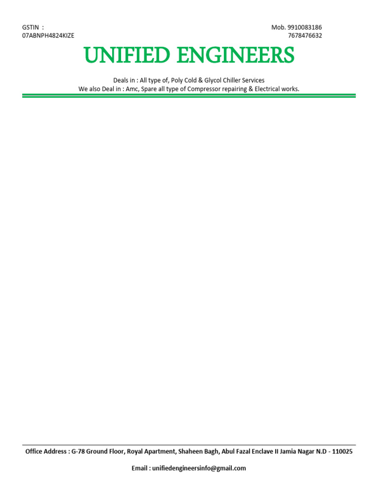 Letter Head Unified | PDF