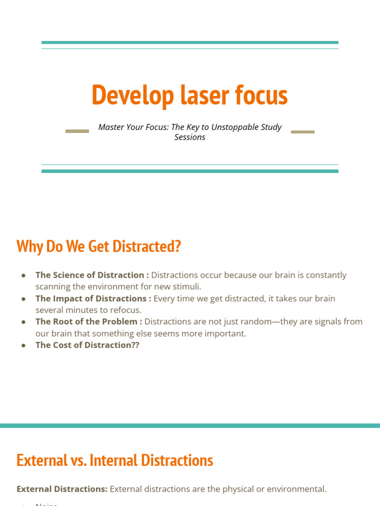 Master Focus for Unstoppable Study Sessions | PDF | Disciplines ...
