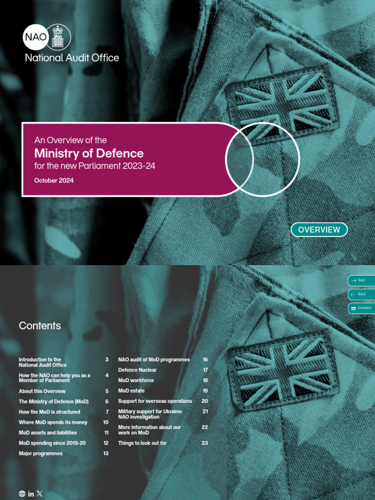 MoD Overview for Parliament 2023-24 | PDF | Government