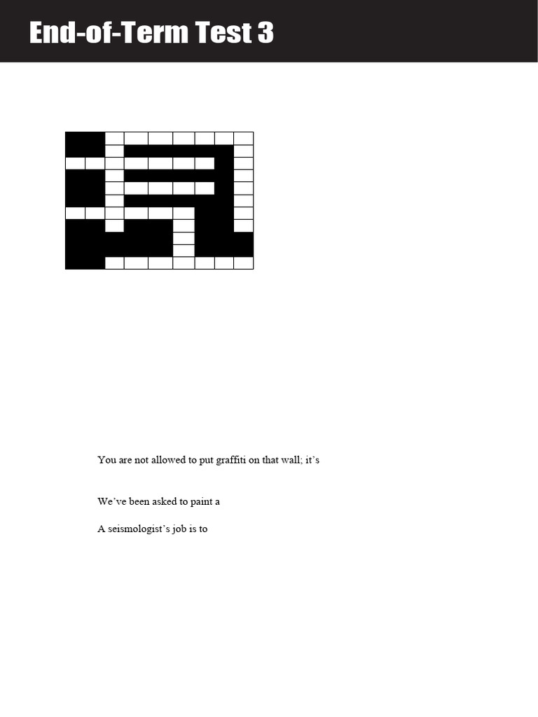 Impact Level 2 End-of-Term Test 3 | PDF | Natural Disasters