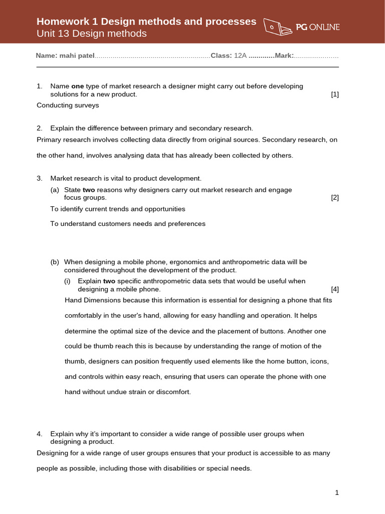 Ergonomic Design and Market Research | PDF | Chair | Anthropometry