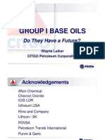 Group I Base Oils