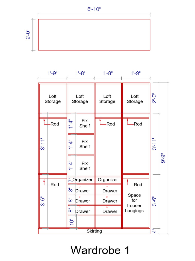 Wardrobe 1: Loft Storage Loft Storage Loft Storage Loft Storage | PDF