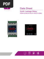 EL-SEC & EL-COR Earth Fault Relays | PDF | Relay | Materials Science