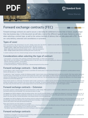 Fec Contracts Exchange Rate Swap Finance