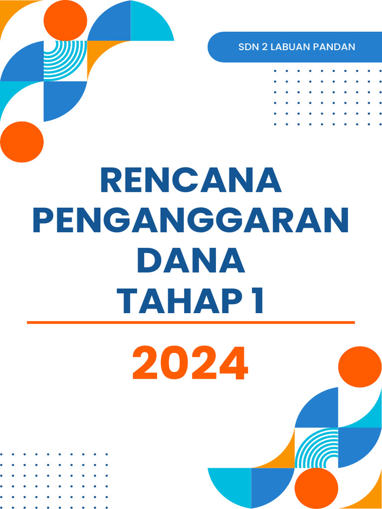 Blue White Orange Modern Project Proposal Cover Document A4 | PDF
