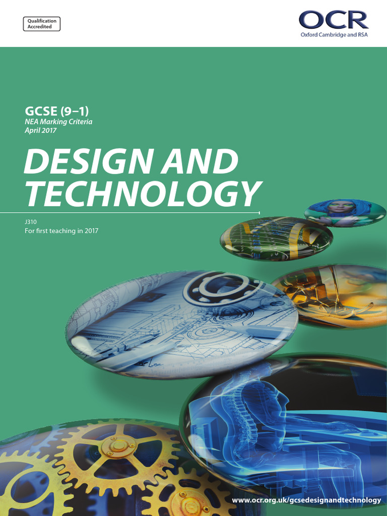 NEA Marking Criteria for Design Tech | PDF | Evaluation | Design