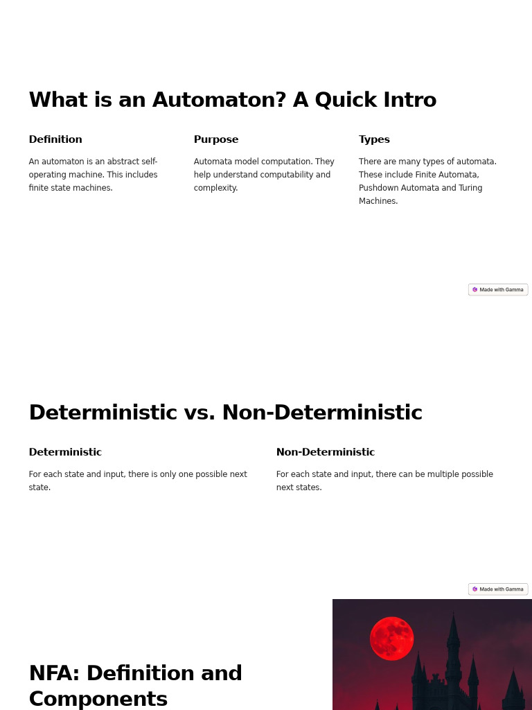 Understanding Non-Deterministic Automata | PDF | Algorithms | Applied ...