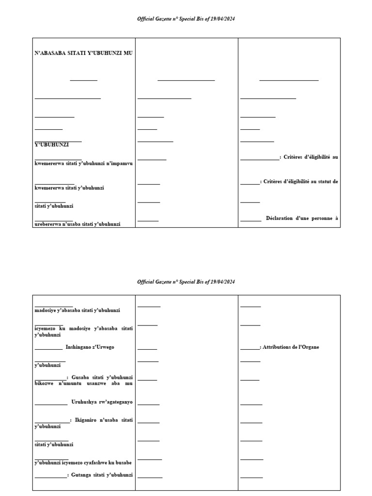 Loi sur les réfugiés au Rwanda 2024 | PDF | Crime et violence | Crimes