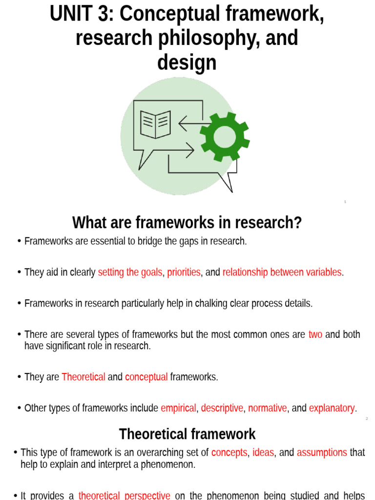 Research Frameworks: Theory & Conceptual Guide | PDF | Research Design ...