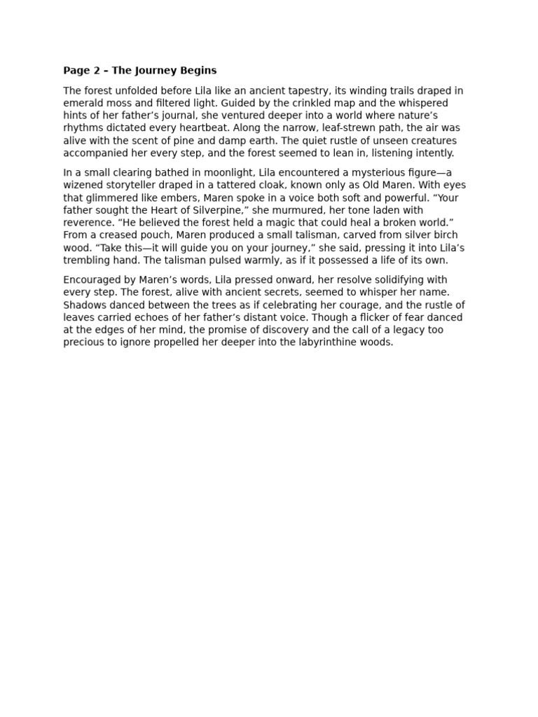 CALL OF THE FOREST Page 2 | PDF