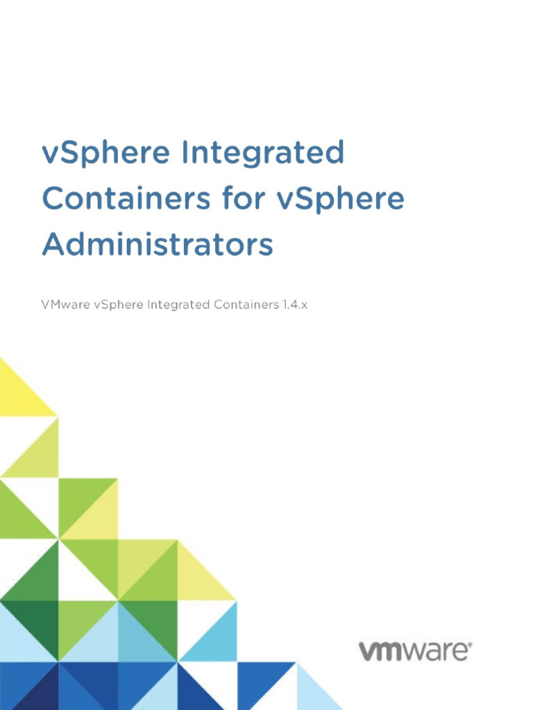 vSphere Integrated Containers Guide | PDF | Computer Network | Public ...