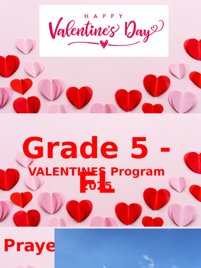 Valentines PArty Program | PDF
