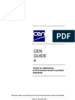 CEN Guide 4: CEN Guide 4:2008 Was Adopted by The CEN Technical Board Through Resolution BT C065/2008