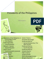 Presidents of The Philippines