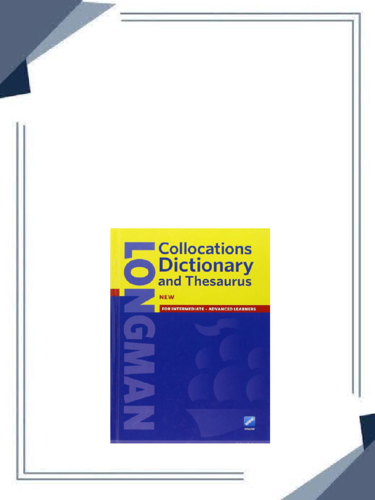 FREE PDF sample] Longman Collocations Dictionary and