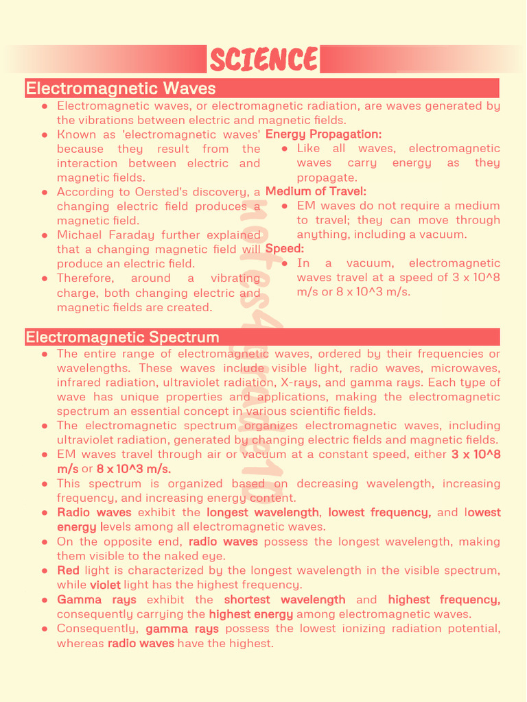 Understanding Electromagnetic Waves | PDF | Electromagnetic Radiation ...